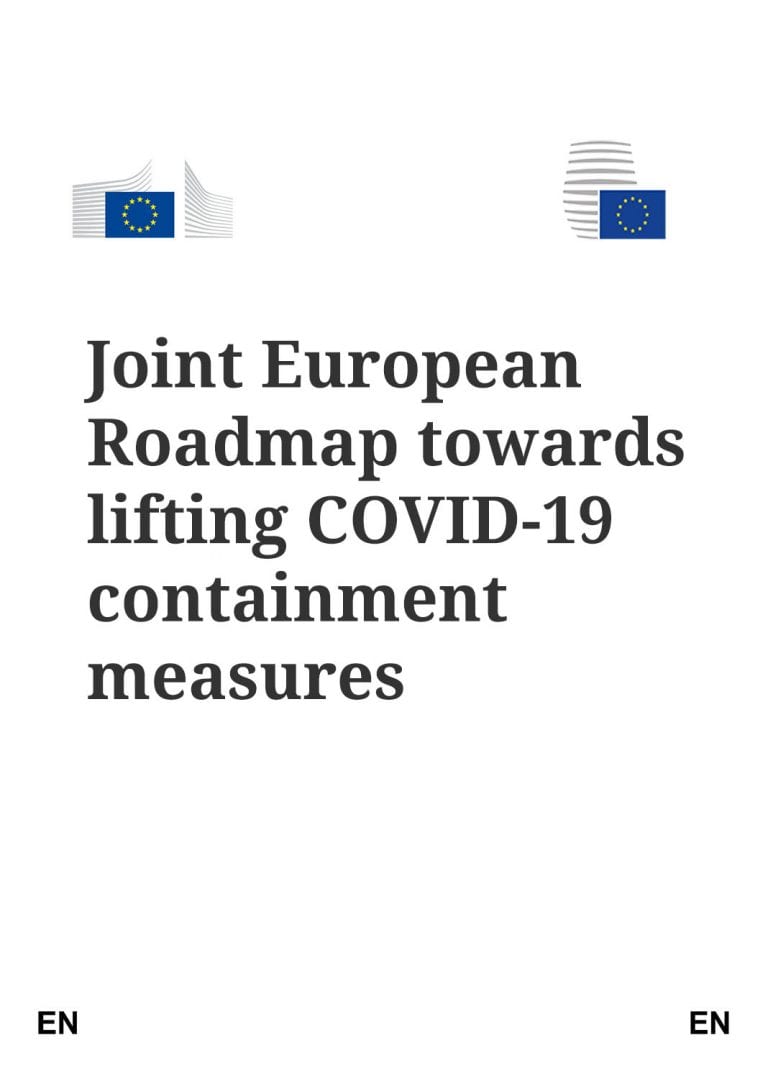 Joint European Roadmap towards lifting COVID-19 containment measures